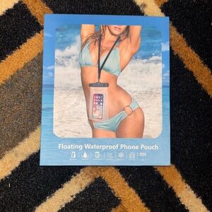 Floating Waterproof Phone Pouch - Black